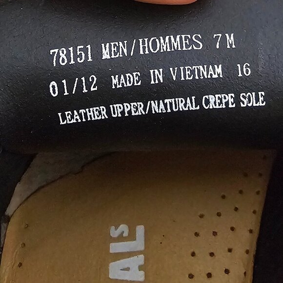 Clarks Black Suede Creepers Chukkas Men's 7 Women's 8.5 - Picture 11 of 12